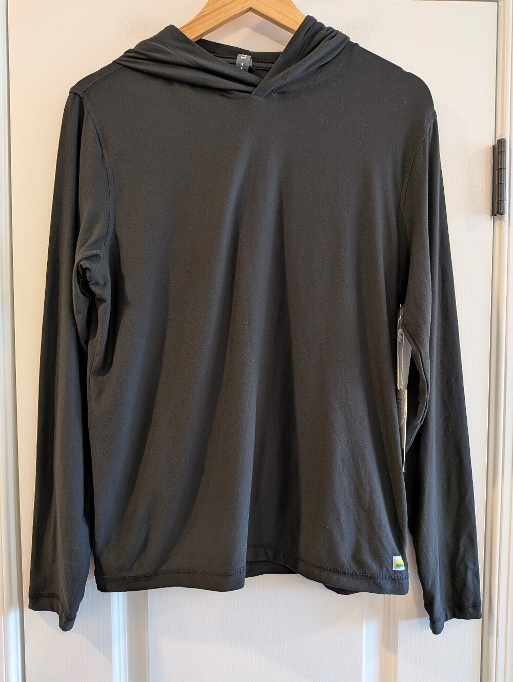 Vuori Strato Tech Hoodie Performance Pullover Black Activewear Athleisure Size S - Picture 2 of 16